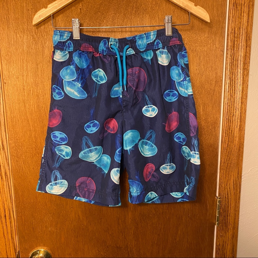 Lands End Boys Husky Swim Trunks